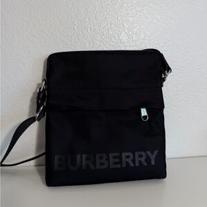 Burberry Unisex Black Nylon Shoulder Crossbody Bag